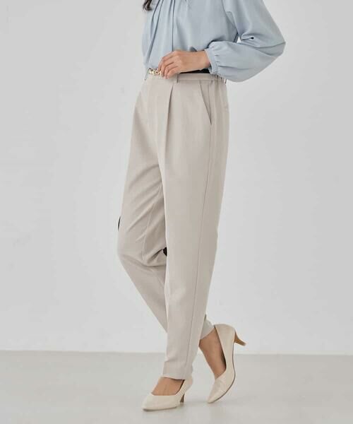 a.v.v / アー・ヴェ・ヴェ チノ・ワークパンツ | 【洗える/ストレッチ/セットアップ対応】ダブルクロステーパードパンツ | 詳細6