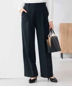 a.v.v / アー・ヴェ・ヴェ その他パンツ | 【洗える/ストレッチ/セットアップ対応】ダブルクロスワイドパンツ