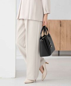 a.v.v / アー・ヴェ・ヴェ その他パンツ | 【洗える/ストレッチ/セットアップ対応】ダブルクロスワイドパンツ