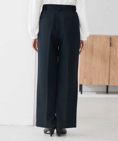 a.v.v / アー・ヴェ・ヴェ その他パンツ | 【洗える/ストレッチ/セットアップ対応】ダブルクロスワイドパンツ | 詳細20