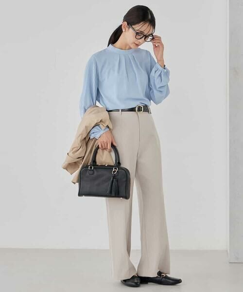 a.v.v / アー・ヴェ・ヴェ その他パンツ | 【洗える/ストレッチ/セットアップ対応】ダブルクロスストレートパンツ | 詳細10