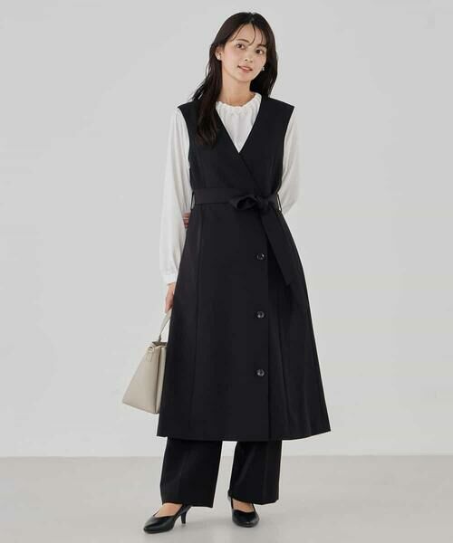 a.v.v / アー・ヴェ・ヴェ その他パンツ | 【洗える/ストレッチ/セットアップ対応】ダブルクロスストレートパンツ | 詳細21