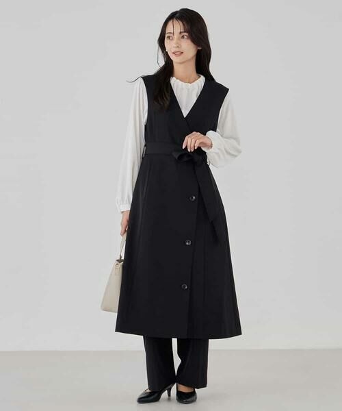 a.v.v / アー・ヴェ・ヴェ その他パンツ | 【洗える/ストレッチ/セットアップ対応】ダブルクロスストレートパンツ | 詳細22