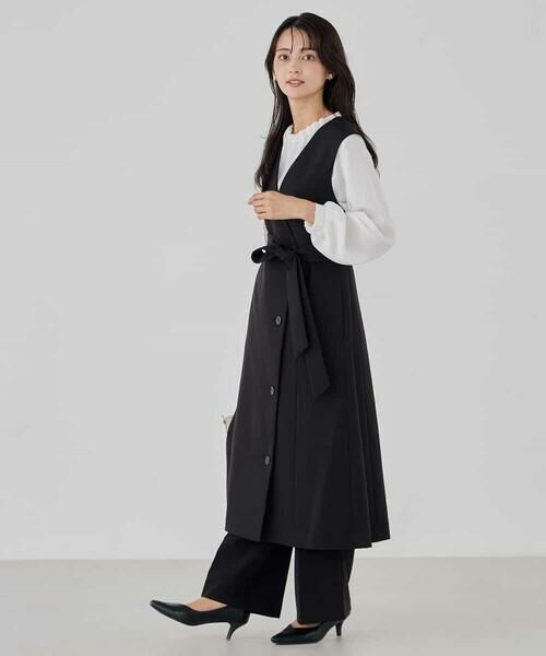 a.v.v / アー・ヴェ・ヴェ その他パンツ | 【洗える/ストレッチ/セットアップ対応】ダブルクロスストレートパンツ | 詳細23