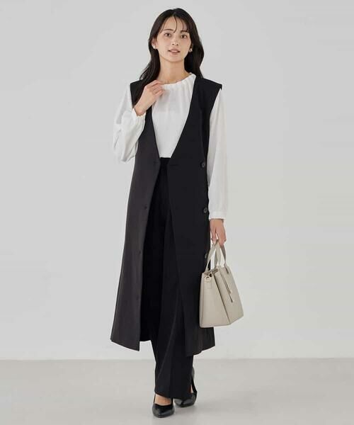 a.v.v / アー・ヴェ・ヴェ その他パンツ | 【洗える/ストレッチ/セットアップ対応】ダブルクロスストレートパンツ | 詳細25
