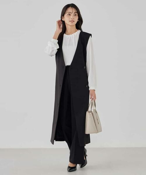 a.v.v / アー・ヴェ・ヴェ その他パンツ | 【洗える/ストレッチ/セットアップ対応】ダブルクロスストレートパンツ | 詳細26