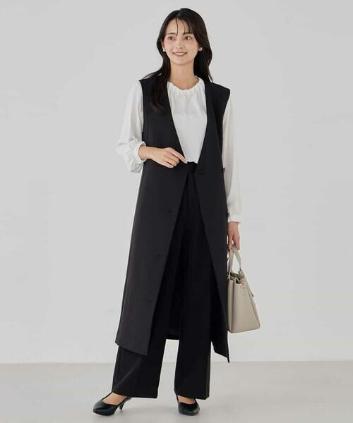 a.v.v / アー・ヴェ・ヴェ その他パンツ | 【洗える/ストレッチ/セットアップ対応】ダブルクロスストレートパンツ | 詳細27