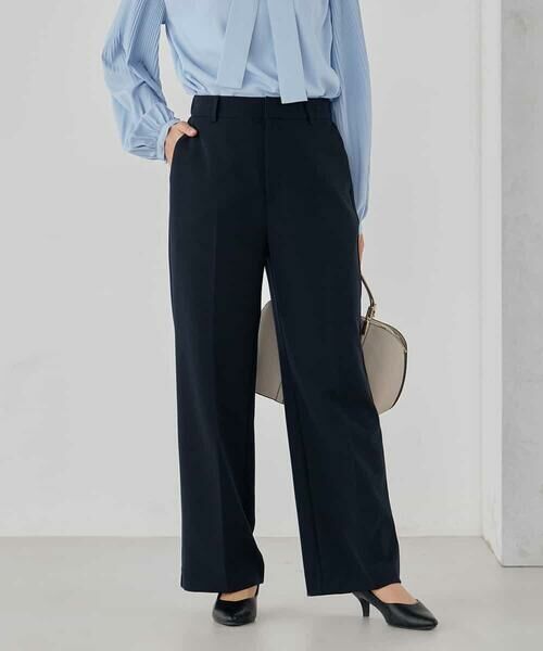 a.v.v / アー・ヴェ・ヴェ その他パンツ | 【洗える/ストレッチ/セットアップ対応】ダブルクロスストレートパンツ | 詳細3