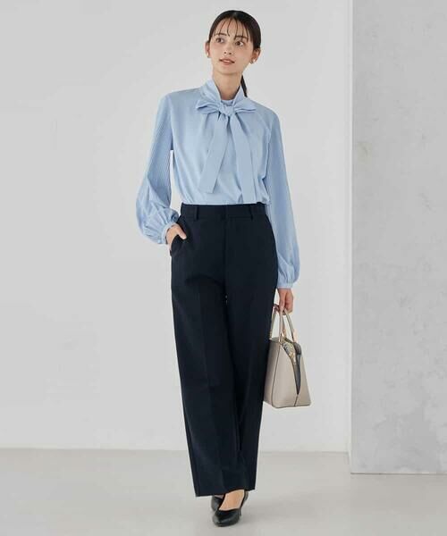 a.v.v / アー・ヴェ・ヴェ その他パンツ | 【洗える/ストレッチ/セットアップ対応】ダブルクロスストレートパンツ | 詳細4
