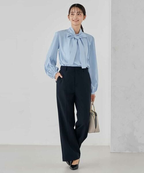 a.v.v / アー・ヴェ・ヴェ その他パンツ | 【洗える/ストレッチ/セットアップ対応】ダブルクロスストレートパンツ | 詳細5