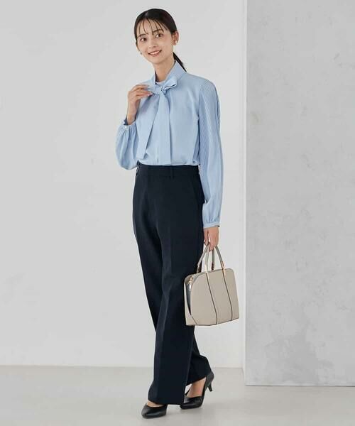 a.v.v / アー・ヴェ・ヴェ その他パンツ | 【洗える/ストレッチ/セットアップ対応】ダブルクロスストレートパンツ | 詳細6