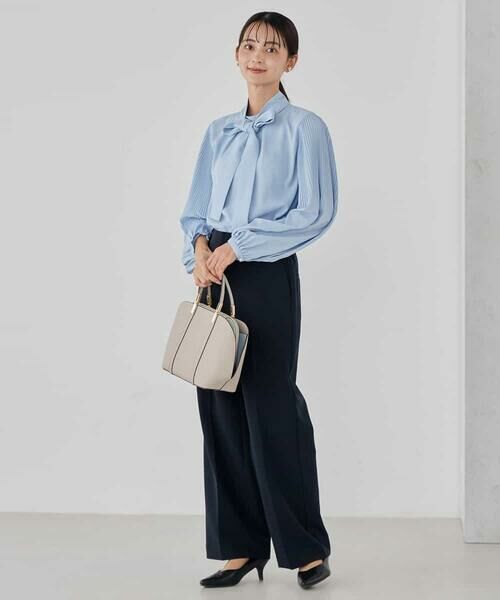 a.v.v / アー・ヴェ・ヴェ その他パンツ | 【洗える/ストレッチ/セットアップ対応】ダブルクロスストレートパンツ | 詳細7