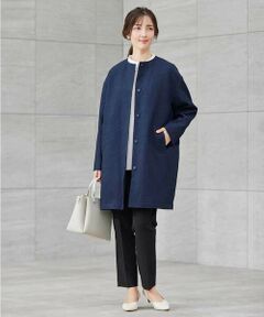 a.v.v / アー・ヴェ・ヴェ その他アウター | ジャガードノーカラーコート