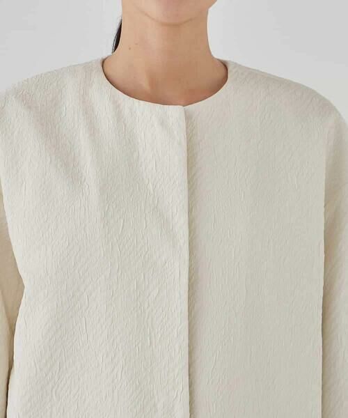 a.v.v / アー・ヴェ・ヴェ その他アウター | ジャガードノーカラーコート | 詳細10