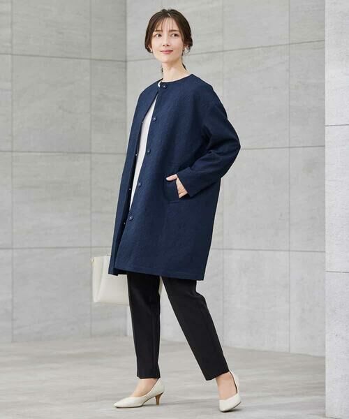 a.v.v / アー・ヴェ・ヴェ その他アウター | ジャガードノーカラーコート | 詳細2