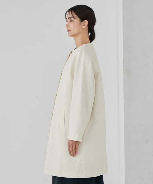 a.v.v / アー・ヴェ・ヴェ その他アウター | ジャガードノーカラーコート | 詳細8