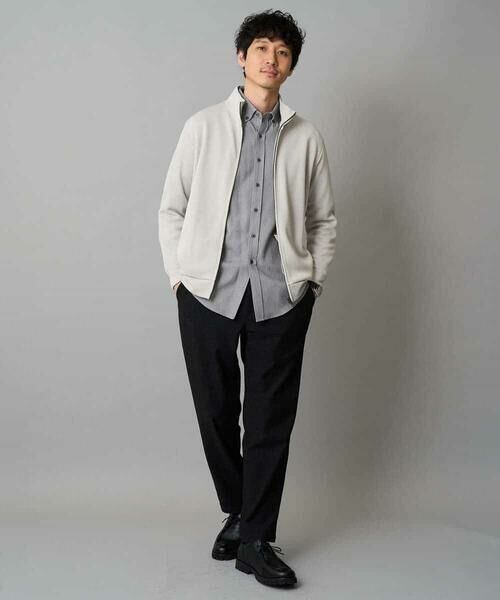 a.v.v / アー・ヴェ・ヴェ シャツ・ブラウス | 【イージーケア/毛玉になりにくい】ヘリンボーンダブルフェイスシャツ【洗濯機で洗える】 | 詳細10