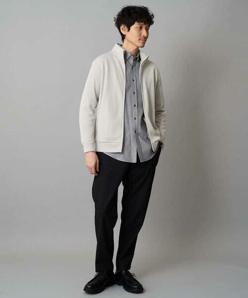 a.v.v / アー・ヴェ・ヴェ シャツ・ブラウス | 【イージーケア/毛玉になりにくい】ヘリンボーンダブルフェイスシャツ【洗濯機で洗える】 | 詳細12