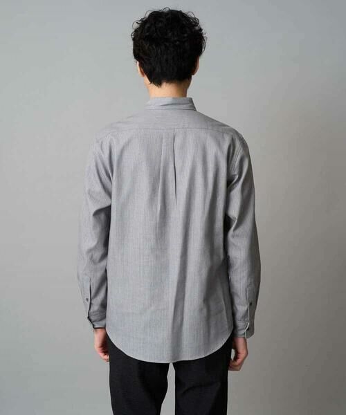 a.v.v / アー・ヴェ・ヴェ シャツ・ブラウス | 【イージーケア/毛玉になりにくい】ヘリンボーンダブルフェイスシャツ【洗濯機で洗える】 | 詳細22