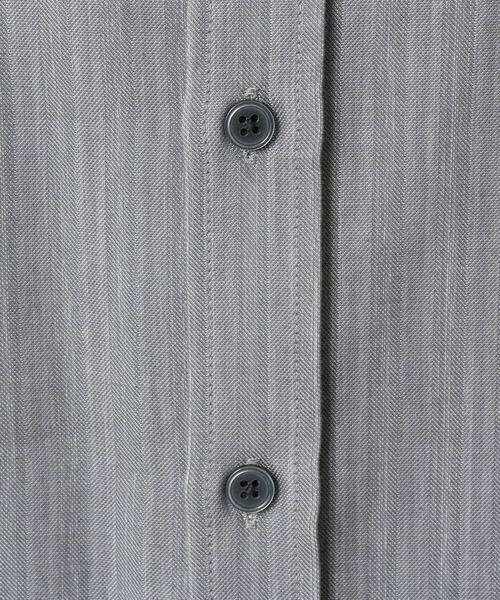 a.v.v / アー・ヴェ・ヴェ シャツ・ブラウス | 【イージーケア/毛玉になりにくい】ヘリンボーンダブルフェイスシャツ【洗濯機で洗える】 | 詳細27