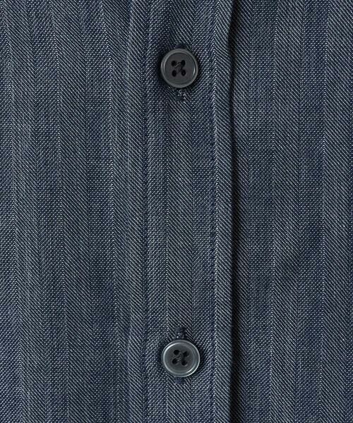 a.v.v / アー・ヴェ・ヴェ シャツ・ブラウス | 【イージーケア/毛玉になりにくい】ヘリンボーンダブルフェイスシャツ【洗濯機で洗える】 | 詳細28