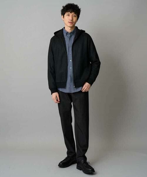 a.v.v / アー・ヴェ・ヴェ シャツ・ブラウス | 【イージーケア/毛玉になりにくい】ヘリンボーンダブルフェイスシャツ【洗濯機で洗える】 | 詳細4