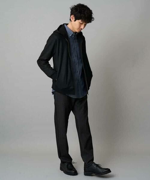 a.v.v / アー・ヴェ・ヴェ シャツ・ブラウス | 【イージーケア/毛玉になりにくい】ヘリンボーンダブルフェイスシャツ【洗濯機で洗える】 | 詳細6