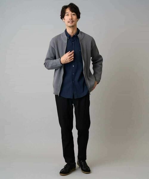 a.v.v / アー・ヴェ・ヴェ カーディガン・ボレロ | 【洗濯機で洗える】ポリエステルリブニットジップアップカーディガン | 詳細10