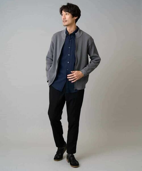 a.v.v / アー・ヴェ・ヴェ カーディガン・ボレロ | 【洗濯機で洗える】ポリエステルリブニットジップアップカーディガン | 詳細11