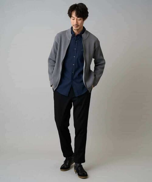 a.v.v / アー・ヴェ・ヴェ カーディガン・ボレロ | 【洗濯機で洗える】ポリエステルリブニットジップアップカーディガン | 詳細13