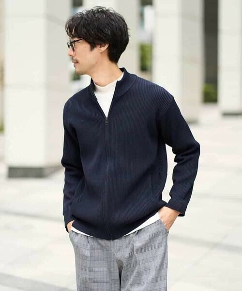 a.v.v / アー・ヴェ・ヴェ カーディガン・ボレロ | 【洗濯機で洗える】ポリエステルリブニットジップアップカーディガン | 詳細23