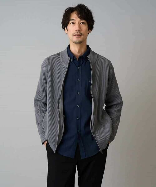 a.v.v / アー・ヴェ・ヴェ カーディガン・ボレロ | 【洗濯機で洗える】ポリエステルリブニットジップアップカーディガン | 詳細27