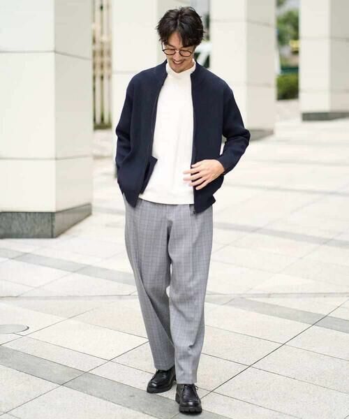 a.v.v / アー・ヴェ・ヴェ カーディガン・ボレロ | 【洗濯機で洗える】ポリエステルリブニットジップアップカーディガン | 詳細3