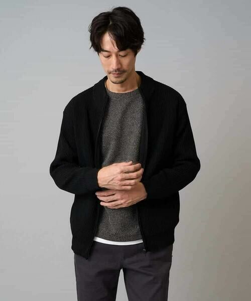 a.v.v / アー・ヴェ・ヴェ カーディガン・ボレロ | 【洗濯機で洗える】ポリエステルリブニットジップアップカーディガン | 詳細30