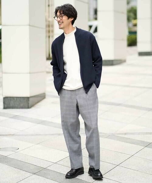 a.v.v / アー・ヴェ・ヴェ カーディガン・ボレロ | 【洗濯機で洗える】ポリエステルリブニットジップアップカーディガン | 詳細4