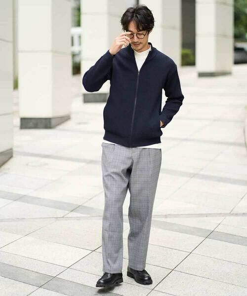 a.v.v / アー・ヴェ・ヴェ カーディガン・ボレロ | 【洗濯機で洗える】ポリエステルリブニットジップアップカーディガン | 詳細7