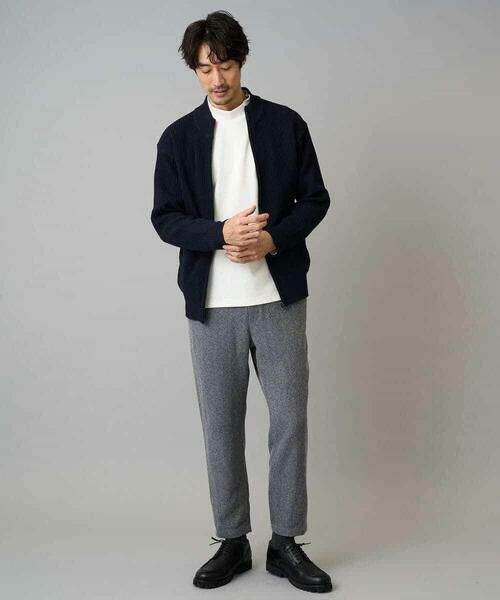 a.v.v / アー・ヴェ・ヴェ カーディガン・ボレロ | 【洗濯機で洗える】ポリエステルリブニットジップアップカーディガン | 詳細9