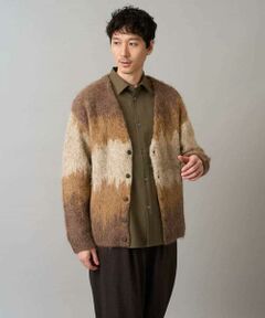 a.v.v / アー・ヴェ・ヴェ カーディガン・ボレロ | ボカシ柄起毛シャギーワイドカーディガン