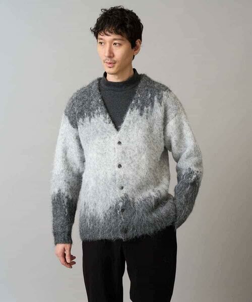 a.v.v / アー・ヴェ・ヴェ カーディガン・ボレロ | ボカシ柄起毛シャギーワイドカーディガン | 詳細16