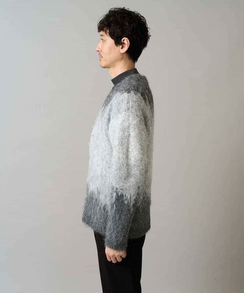 a.v.v / アー・ヴェ・ヴェ カーディガン・ボレロ | ボカシ柄起毛シャギーワイドカーディガン | 詳細18