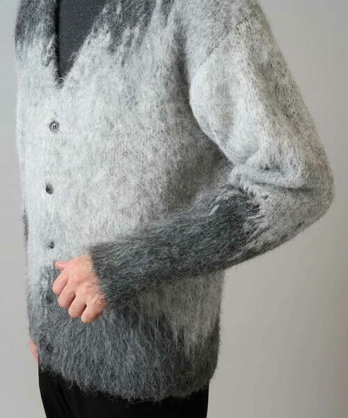 a.v.v / アー・ヴェ・ヴェ カーディガン・ボレロ | ボカシ柄起毛シャギーワイドカーディガン | 詳細21