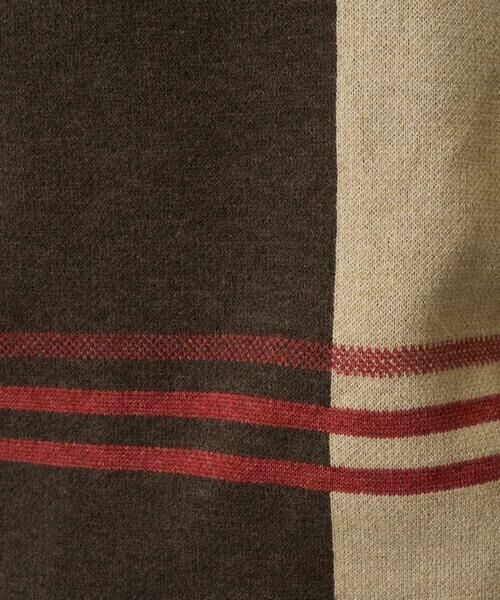 a.v.v / アー・ヴェ・ヴェ ニット・セーター | 【洗濯機で洗える】チェックジャカードクルーネックニット | 詳細12