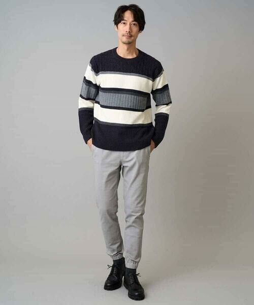 a.v.v / アー・ヴェ・ヴェ チノ・ワークパンツ | 【イージーケア/毛玉になりにくい】スーパーストレッチジョガーパンツ【洗濯機で洗える】 | 詳細9