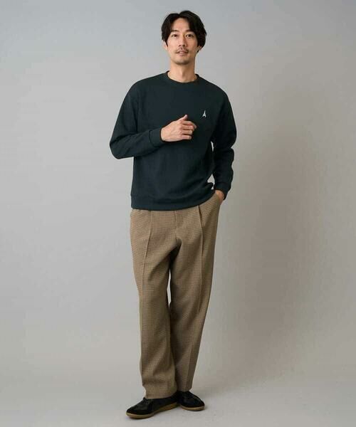 a.v.v / アー・ヴェ・ヴェ チノ・ワークパンツ | 【イージーケア/毛玉になりにくい】LANATECチェックワンタックワイドイージースラックス【洗濯機で洗える/ストレッチ】 | 詳細1