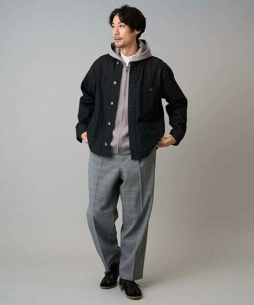 a.v.v / アー・ヴェ・ヴェ チノ・ワークパンツ | 【イージーケア/毛玉になりにくい】LANATECチェックワンタックワイドイージースラックス【洗濯機で洗える/ストレッチ】 | 詳細20