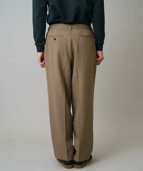 a.v.v / アー・ヴェ・ヴェ チノ・ワークパンツ | 【イージーケア/毛玉になりにくい】LANATECチェックワンタックワイドイージースラックス【洗濯機で洗える/ストレッチ】 | 詳細26