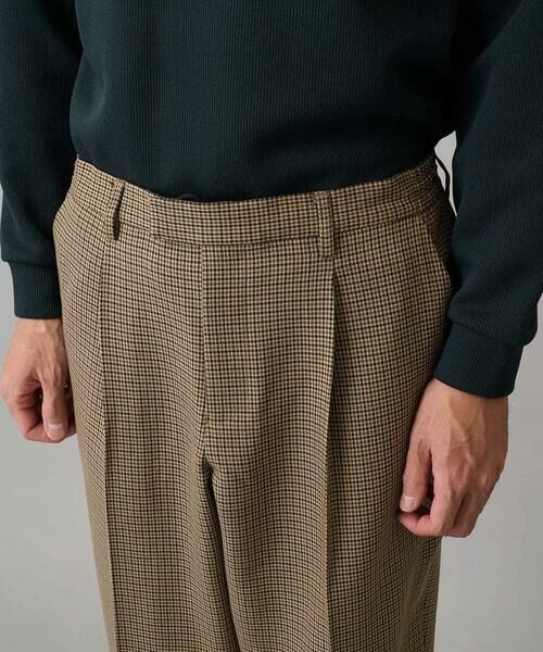 a.v.v / アー・ヴェ・ヴェ チノ・ワークパンツ | 【イージーケア/毛玉になりにくい】LANATECチェックワンタックワイドイージースラックス【洗濯機で洗える/ストレッチ】 | 詳細27