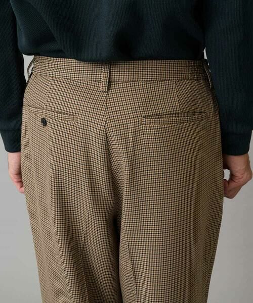 a.v.v / アー・ヴェ・ヴェ チノ・ワークパンツ | 【イージーケア/毛玉になりにくい】LANATECチェックワンタックワイドイージースラックス【洗濯機で洗える/ストレッチ】 | 詳細29