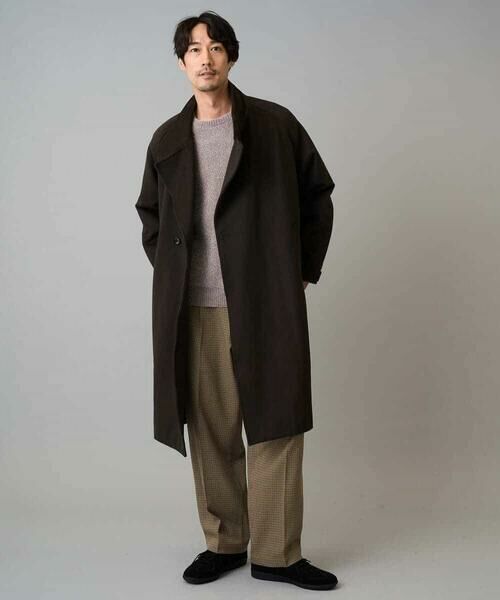 a.v.v / アー・ヴェ・ヴェ チノ・ワークパンツ | 【イージーケア/毛玉になりにくい】LANATECチェックワンタックワイドイージースラックス【洗濯機で洗える/ストレッチ】 | 詳細4