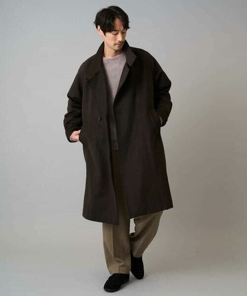 a.v.v / アー・ヴェ・ヴェ チノ・ワークパンツ | 【イージーケア/毛玉になりにくい】LANATECチェックワンタックワイドイージースラックス【洗濯機で洗える/ストレッチ】 | 詳細5